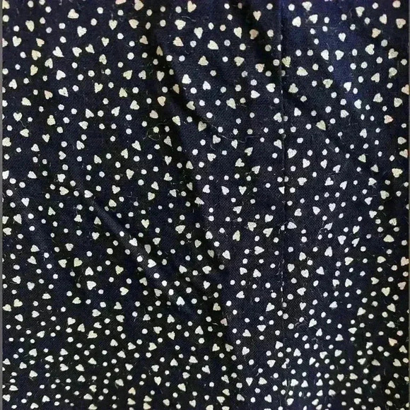 Penbrooke Lane Vintage Navy Blue and White Polka Dot Heart Romper Rare Find - Picture 3 of 8